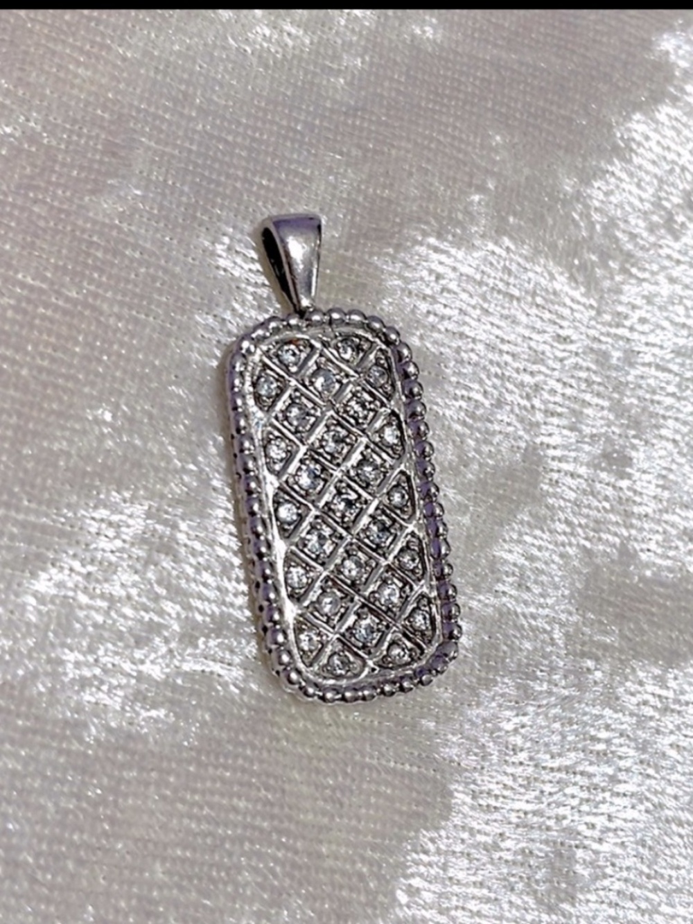 Sterling Silver Tag pendant